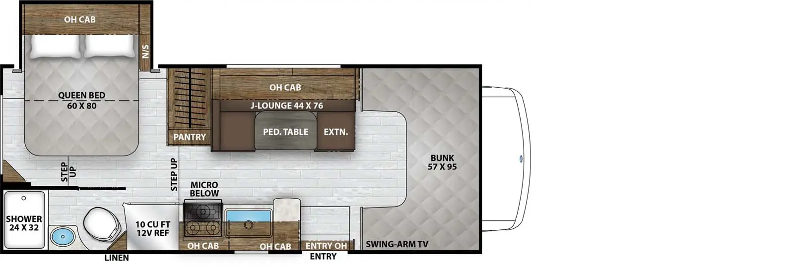 210RSS Chevy 4500 Floorplan Image